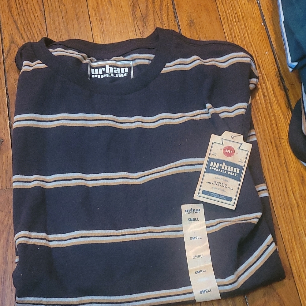 Urban Pipeline Crewneck Sweater Black and Brown